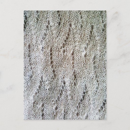 編み模様 ポストカード (正面)