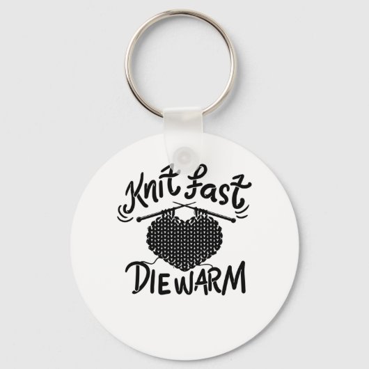 編み物おもしろいニッター キーホルダー (正面)