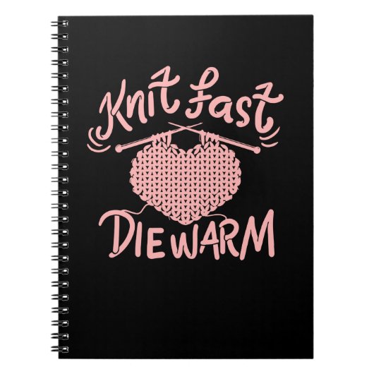 編み物おもしろいニッター ノートブック (正面)