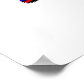 編み物おもしろいハート ポスター (角)