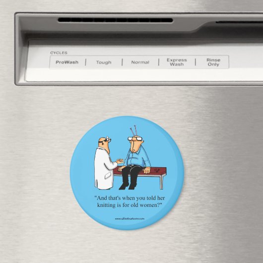 編み物おもしろいユーモア磁石贈与 マグネット (インサイチュ (食洗機))