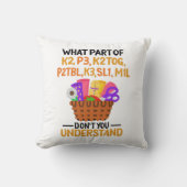 編み物おもしろい編み物引用文 クッション (正面)