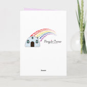 編み物おもしろい誕生日 カード (裏面)