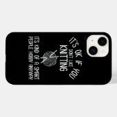 編み物が好きでなくてもいいんです Case-Mate iPhoneケース (裏面 (横))