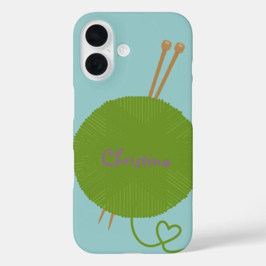 編み物が好き Case-Mate iPhoneケース (裏面)