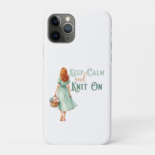 編み物でリラックス iPhoneケース  Case-Mate iPhoneケース (裏)