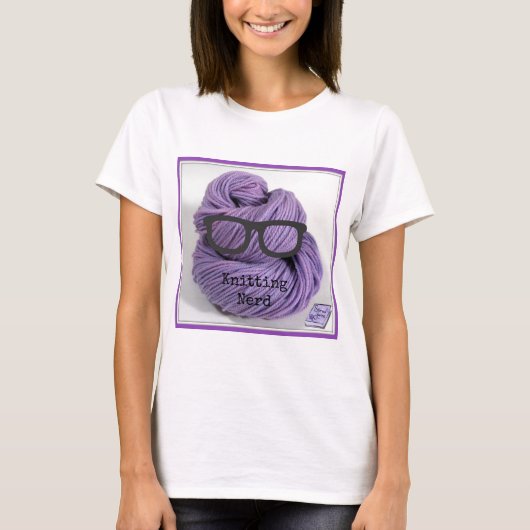 編み物のおたく Tシャツ (正面)