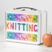 編み物のスタッシュボックス メタルランチボックス (インサイチュ)