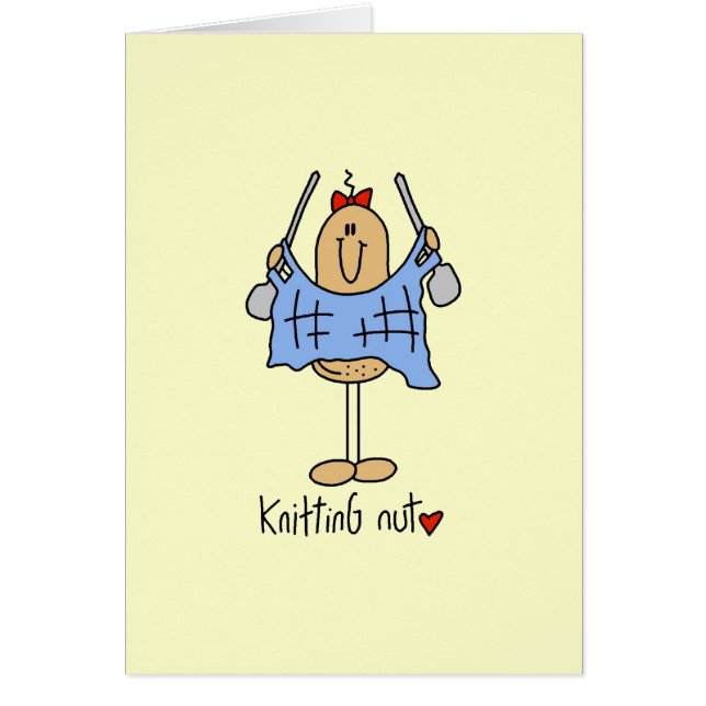 編み物のナットのTシャツおよびギフト (正面)