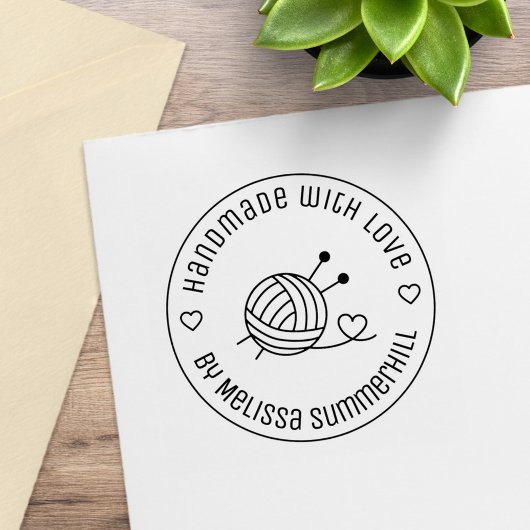 編み物のボール糸クラフト手作りLove 2 ラバースタンプ