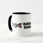 編み物の天才 マグカップ (正面左)