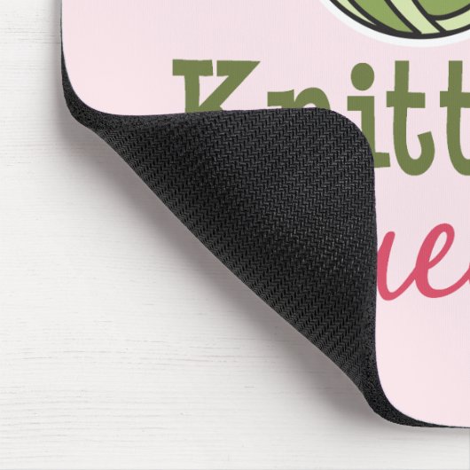 編み物の女王のマウスパッド マウスパッド (コーナー)