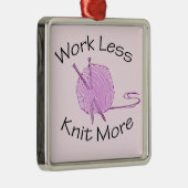 編み物の情熱 メタルオーナメント (右)