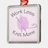 編み物の情熱 メタルオーナメント (左)