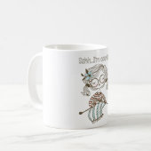 編み物の技術は、I's I' Counting コーヒーマグカップ (正面左)