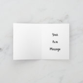 編み物の組み合わせフェスティバルレトロヤーンクリスマス シーズンカード (内部)