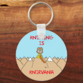 編み物はクニルヴァナグル キーホルダー (正面)