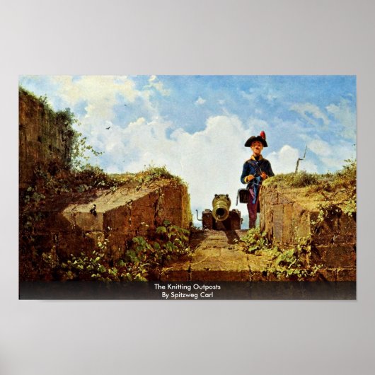 編み物はスピッツウェグ・カールによってアウトポスト ポスター (正面)