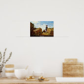 編み物はスピッツウェグ・カールによってアウトポスト ポスター (キッチン)