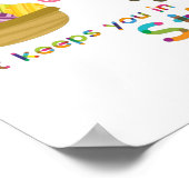 編み物は最高の医学カスタマイズだ ポスター (角)