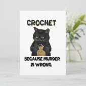 編み物は殺人が悪いからだ 招待状 (スタンド正面)