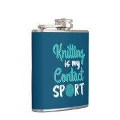 編み物は私のスポ連絡ート フラスク (右)