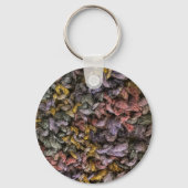 編み物は私を幸せにするクロシェカラフルト糸 キーホルダー (裏面)