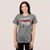 編み物をもっと、愚痴は少なく かぎ針 毛糸 トライブレンドＴシャツ (正面全面)