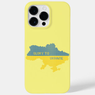 編み物ウクライナ州地図文字グローリートゥウクライナ Case-Mate iPhone 14 PRO MAXケース