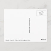 編み物ウーマンバイウィリアムアドルフブグエロー ポストカード (裏面)