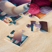 編み物カラフル羊毛糸ゲーム ジグソーパズル (側面)