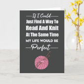 編み物カード　糸　モダン　ミニマリスト　ニッター カード (黄色い花)