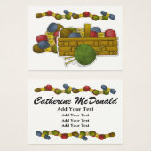 編み物ギフトの囲い/クラフターカード (正面&裏面)