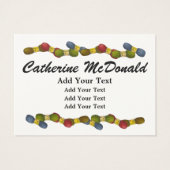 編み物ギフトの囲い/クラフターカード (裏面)