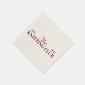 編み物クラブカクテルナプキンfor craft night スタンダードカクテルナプキン (角)