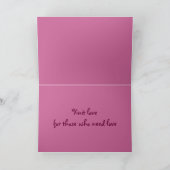 編み物クラブ招待状 招待状 (内部)