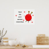 編み物クリスマス ポスター (キッチン)