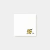 編み物クロシェ糸 – カスタム色 ポストイット (正面)