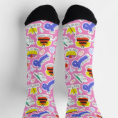 編み物クロシェ・ラブ ソックス (上部)