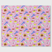 編み物クロシェ・ラブ ラッピングペーパー (フラット)