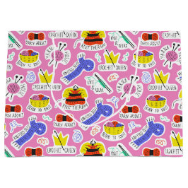 編み物クロシェ・ラブ ラージペーパーバッグ