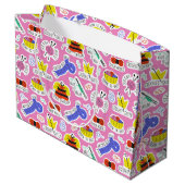 編み物クロシェ・ラブ ラージペーパーバッグ (裏面アングル)