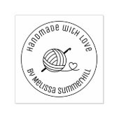 編み物クロスケートヤーン手作りLove 3 セルフインキングスタンプ (デザイン)