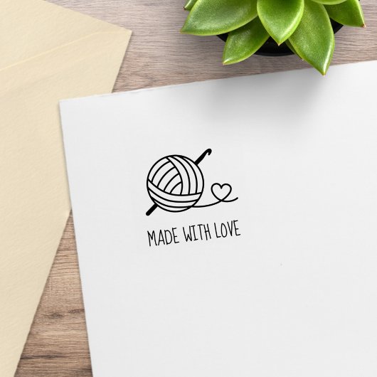 編み物クロチェット糸Love 1x1製 ラバースタンプ