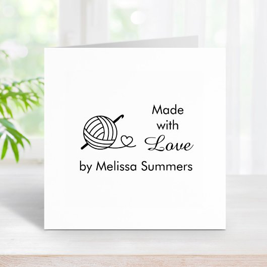 編み物クロチェット糸Love 2 ラバースタンプ