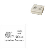 編み物クロチェット糸Love 2 ラバースタンプ (押印)