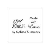 編み物クロチェット糸Love 2 ラバースタンプ (インプリント)