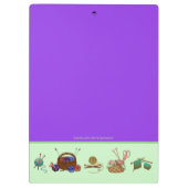 編み物グラフヤーンアーツグラフノートブック クリップボード (裏面)