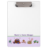 編み物グラフヤーンアーツグラフノートブック クリップボード (正面)