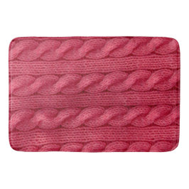 編み物ケーブル バスマット